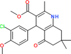 Methyl 4-(3-chloro-4-methoxyphenyl)-2,7,7-trimethyl-5-oxo-1,4,5,6,7,8-hexahydroquinoline-3-carboxylate